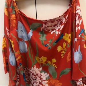 Alice and Olivia off the shoulder blouse
